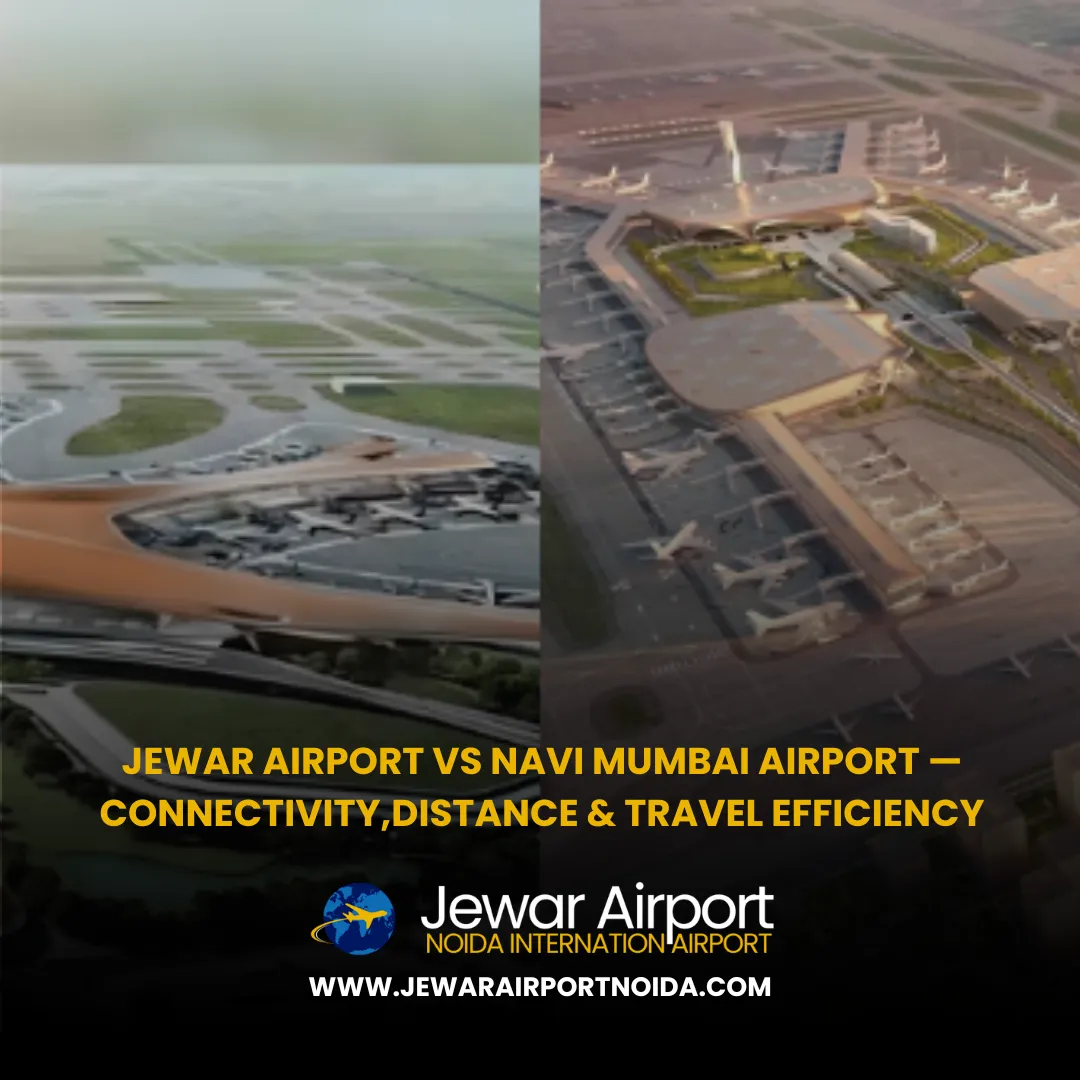 Jewar Airport vs Navi Mumbai Airport — Connectivity,Distance & Travel Efficiency